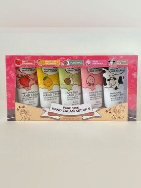 Esfolio K Beauty Pure Skin Hand Cream Set - 5 Pack NIB